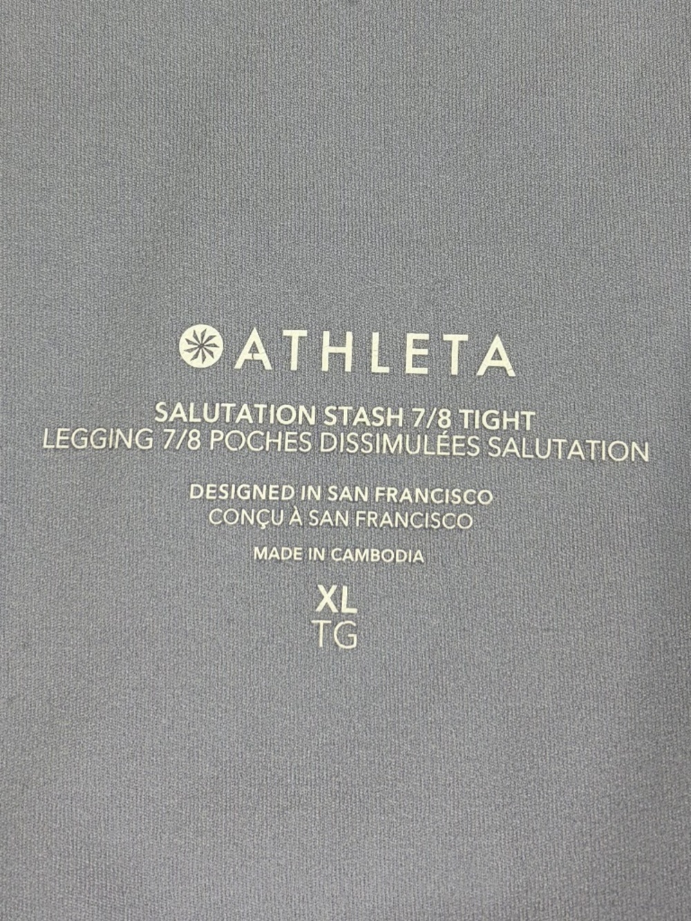 Athleta Salutation Stash Active Wear Leggings Women's XL - Picture 3 of 7